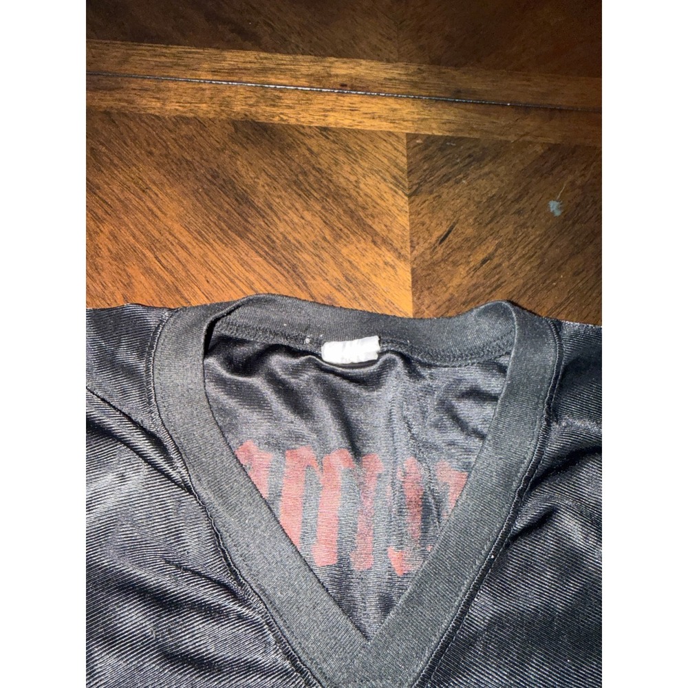 Jagermeister Promo Football Jersey Black Orange Mesh Number 56 Mens XL - Picture 5 of 8